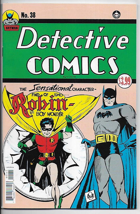 Detective Comics # 38 Facsimile Edition NM Ny Import 1st Robin The Boy Wonder