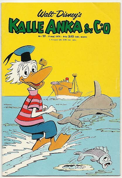 Kalle Anka & C:O 1974 Nr 19 VG/FN