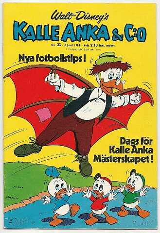 Kalle Anka & C:O 1974 Nr 23 VG+