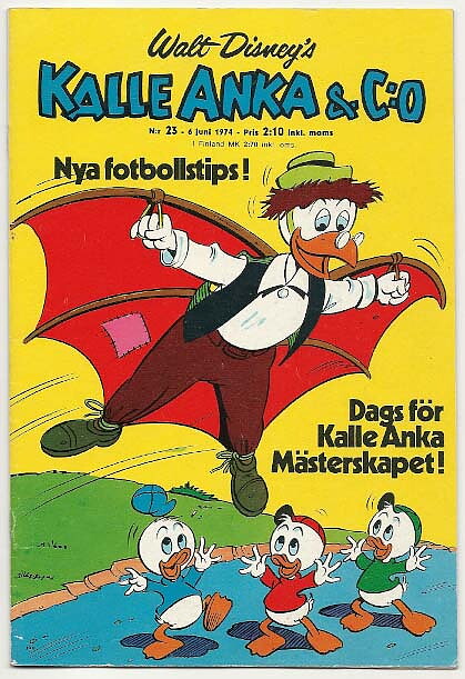 Kalle Anka & C:O 1974 Nr 23 VG+