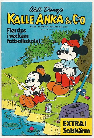 Kalle Anka & C:O 1974 Nr 24 VG+
