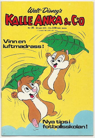 Kalle Anka & C:O 1974 Nr 25 FN+