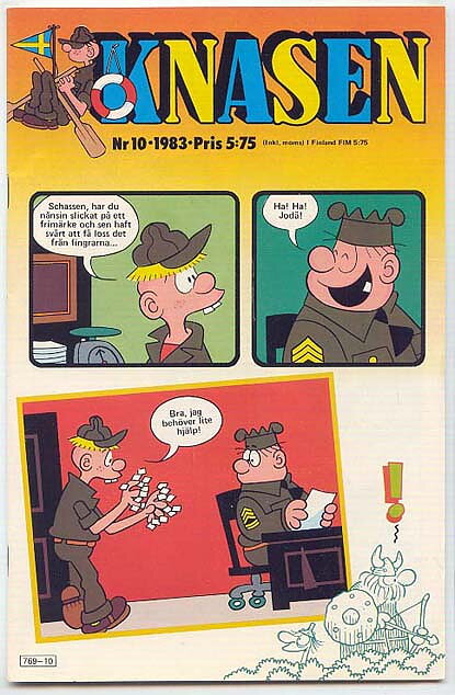 Knasen 1983 Nr 10 VG/FN
