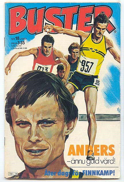 Buster 1977 Nr 18 VG Bortklippt Kupong