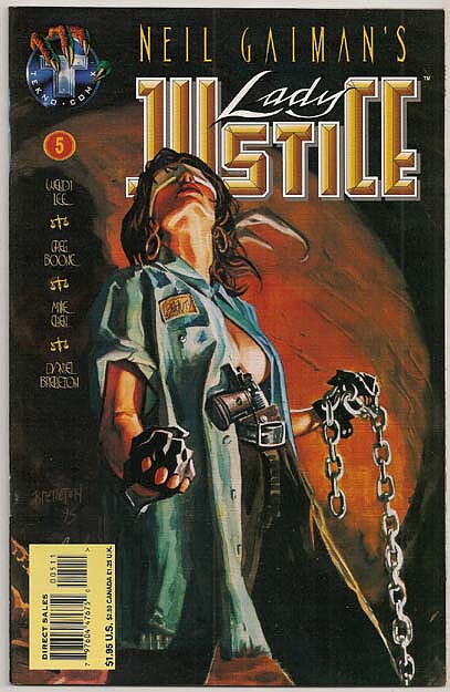 Neil Gaiman's Lady Justice # 5 VF-NM
