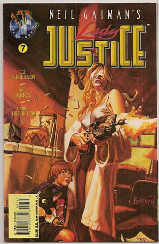 Neil Gaiman's Lady Justice # 7 VF-NM