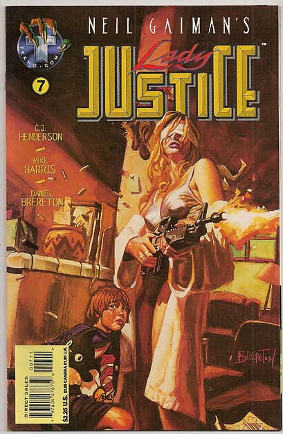 Neil Gaiman's Lady Justice # 7 VF-NM
