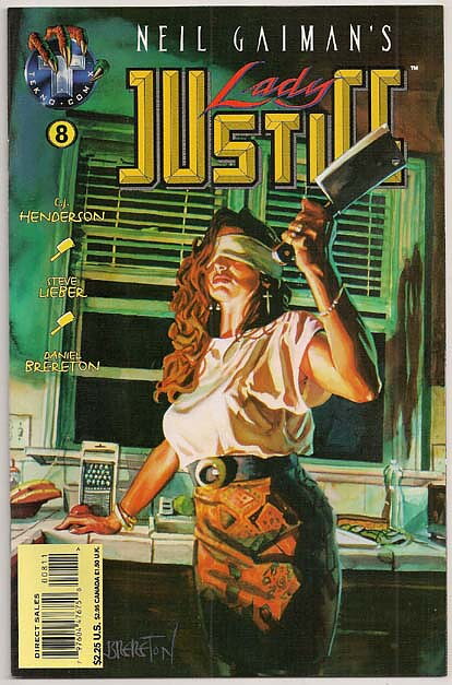 Neil Gaiman's Lady Justice # 8 VF-NM