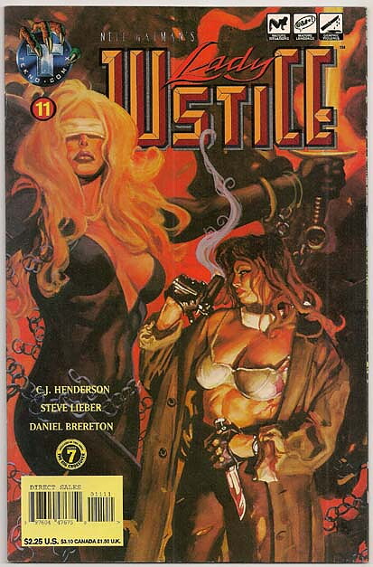 Neil Gaiman's Lady Justice # 11 VF-NM