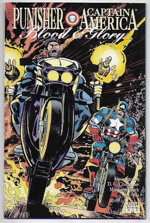 Punisher/Captain America: Blood & Glory Book 2 NM- Svagt solblekt på ryggen
