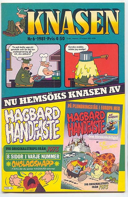 Knasen 1981 Nr 6 VF med Bilaga