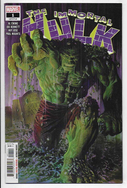 Immotal Hulk # 1 NM-