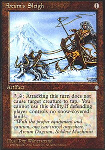 MTG Ice Age - Arcum's Sleigh