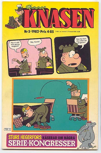Knasen 1982 Nr 5 VG/FN