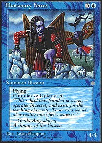 MTG Ice Age - Illusionary Forces