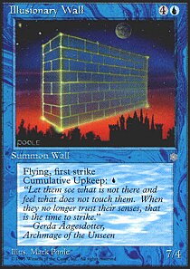 MTG Ice Age - Illusionary Wall