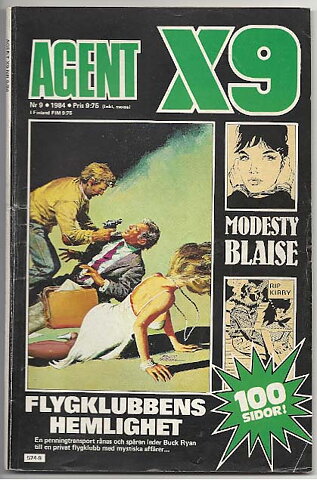 Agent X9 1984 Nr 9 VG Modesty Blaise
