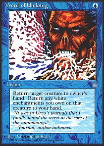 MTG Ice Age - Word of Undoing