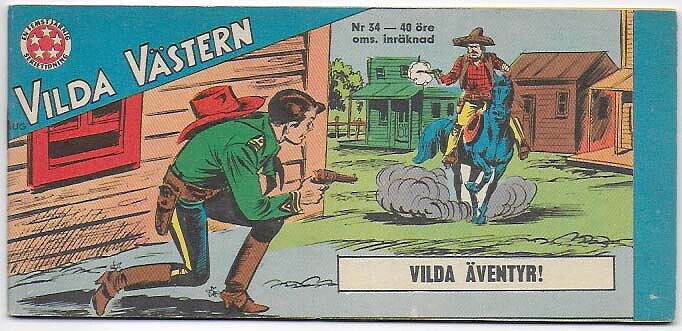 Vilda Västern 1966 Nr 34 VF/NM Lite Rost