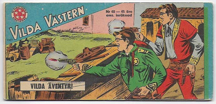 Vilda Västern 1966 Nr 40 VG/FN