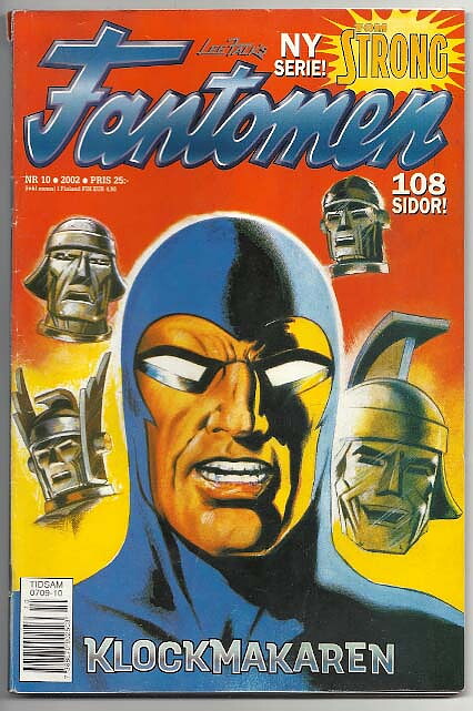 Fantomen 2002 Nr 10 GD/VG Ifyllt Korsord