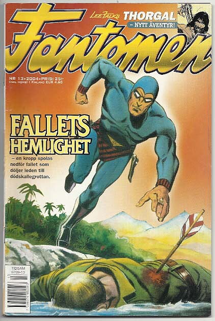 Fantomen 2004 Nr 13 GD/VG Ifyllt Korsord