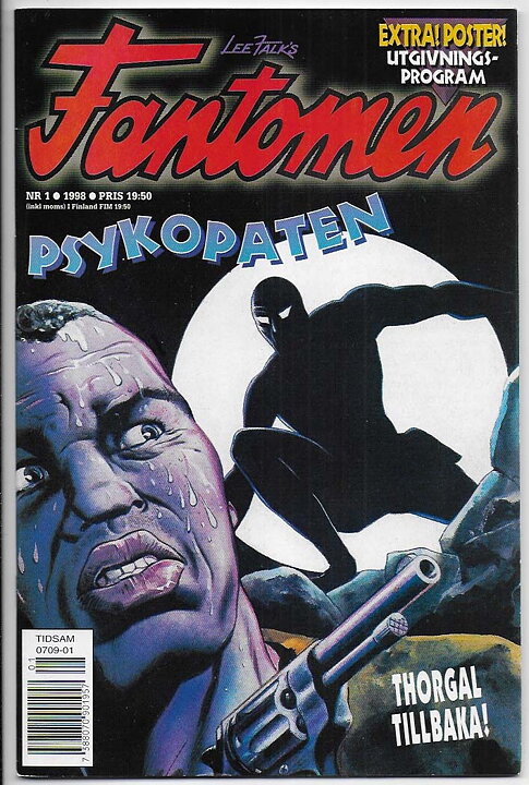 Fantomen 1998 Nr 1 VF med Poster