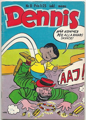 Dennis 1969 Nr 8 VG Ifyllt Korsord