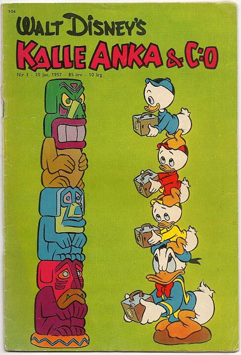 Kalle Anka & C:O 1957 Nr 3 VG