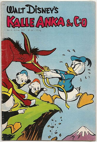 Kalle Anka & C:O 1957 Nr 4 VG+
