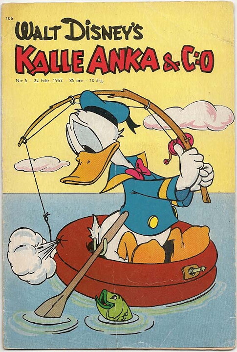 Kalle Anka & C:O 1957 Nr 5 VG