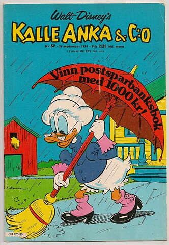 Kalle Anka & C:O 1974 Nr 39 FN