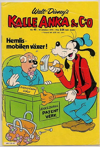 Kalle Anka & C:O 1974 Nr 43 VG
