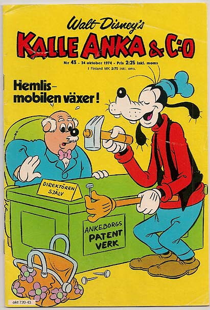 Kalle Anka & C:O 1974 Nr 43 VG