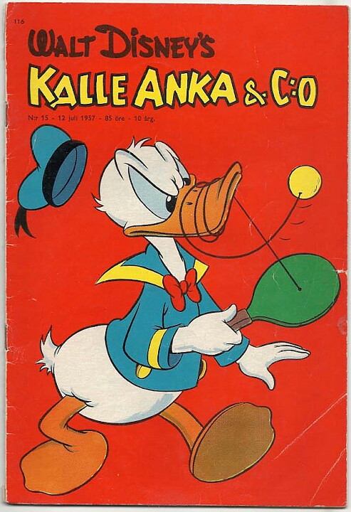 Kalle Anka & C:O 1957 Nr 15 VG-