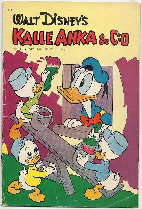 Kalle Anka & C:O 1957 Nr 18 VG