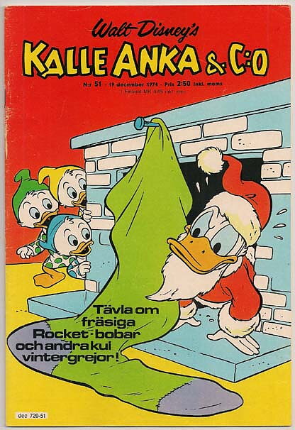 Kalle Anka & C:O 1974 Nr 51 VG+