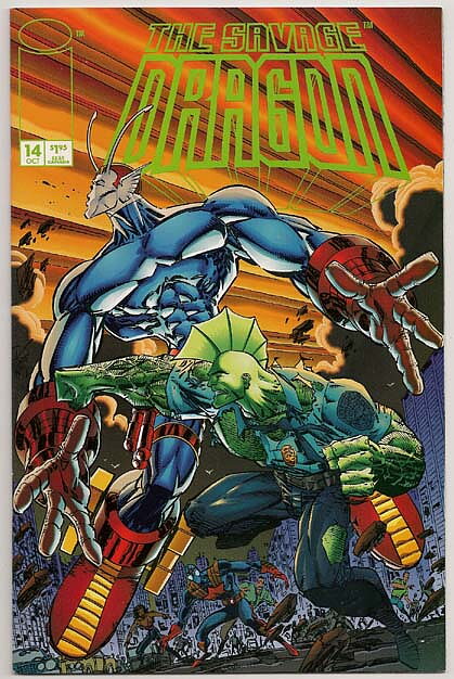 Savage Dragon # 14 VF-NM