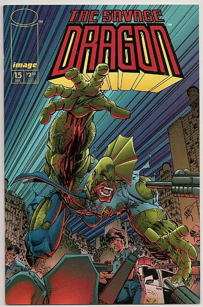 Savage Dragon # 15 VF-NM