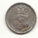Danmark 10 öre 1919 1/1+