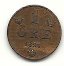 1 öre 1891 1+