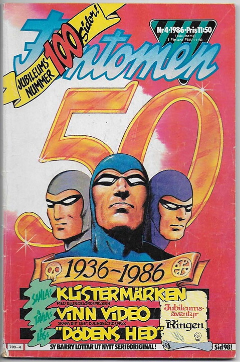 Fantomen 1986 Nr 4 VG