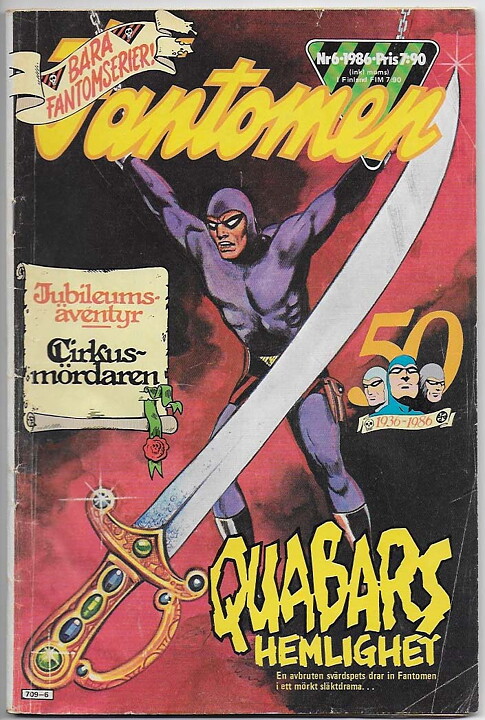 Fantomen 1986 Nr 6 FR/GD