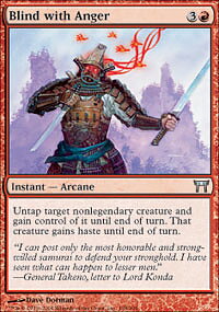 MTG Champions of Kamigawa - Blind with Anger