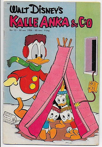 Kalle Anka & C:O 1956 Nr 13 VG