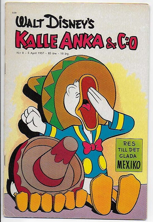 Kalle Anka & C:O 1957 Nr 8 VG