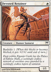 MTG Champions of Kamigawa - Devoted Retainer