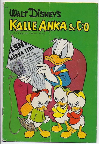 Kalle Anka & C:O 1957 Nr 17 GD