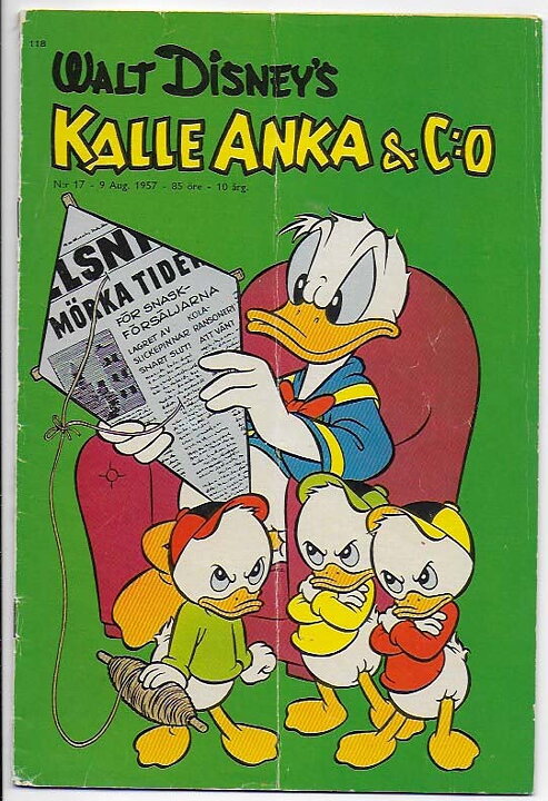 Kalle Anka & C:O 1957 Nr 17 GD