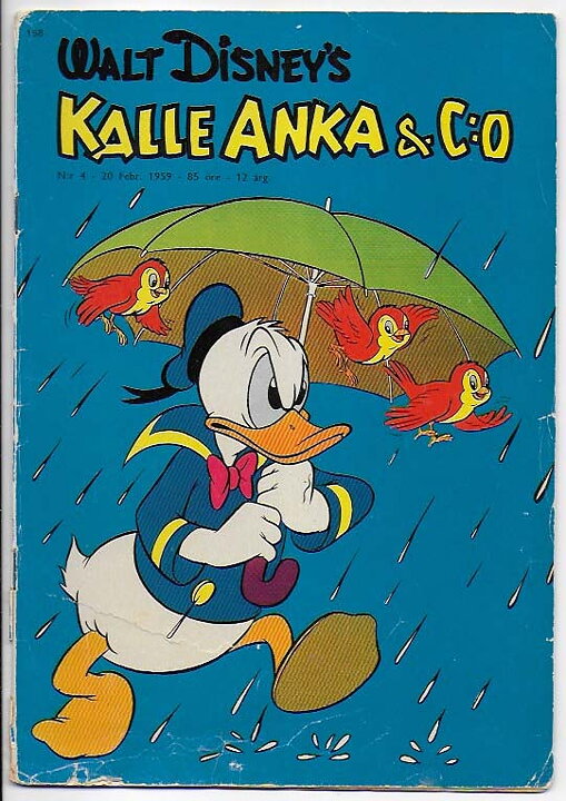 Kalle Anka & C:O 1959 Nr 4 GD